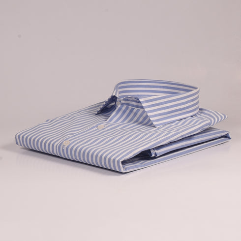 ZR Blue & White Stripped Shirt